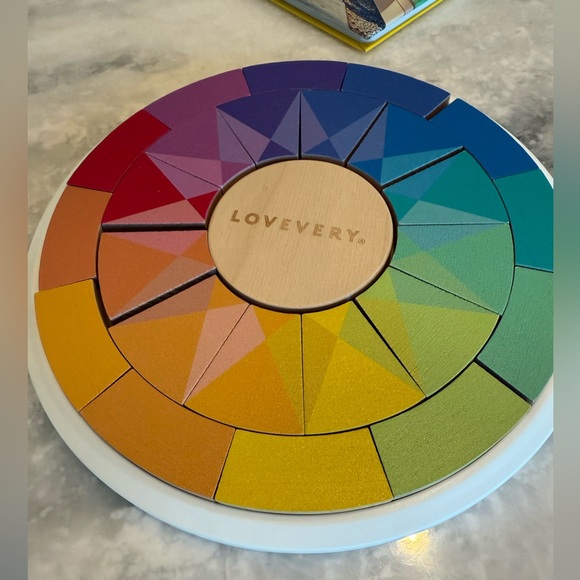 Lovevery Color Theory Puzzle & coordinating Charlie Lears Something New Book - Picture 3 of 4